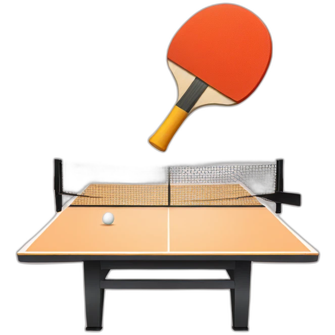ping-pong table emoji