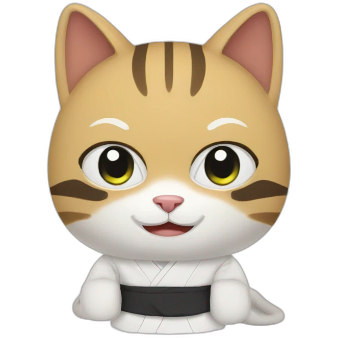 cat judo  emoji