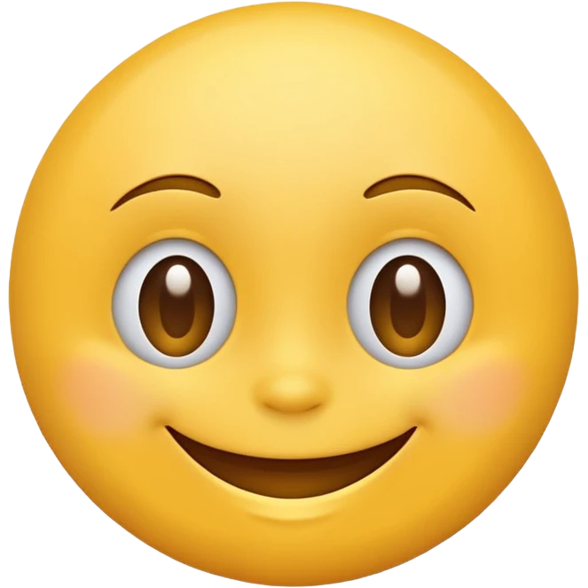 Happy face emoji