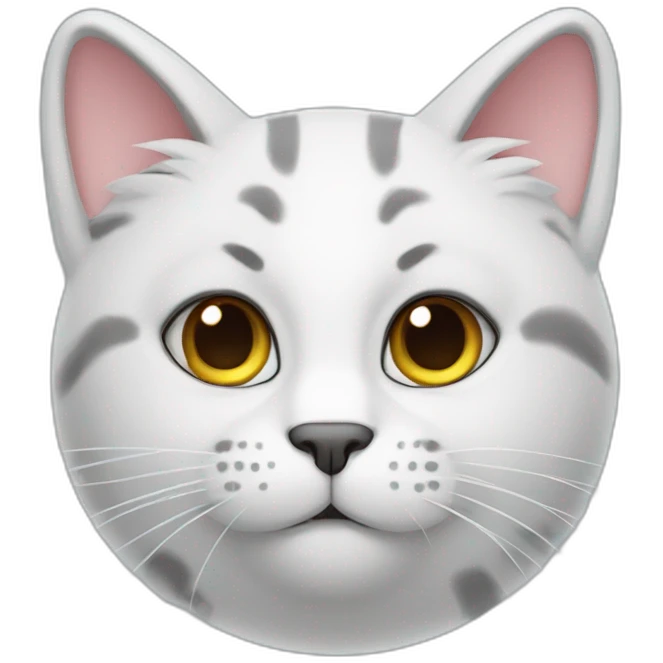 Schneeball katze emoji