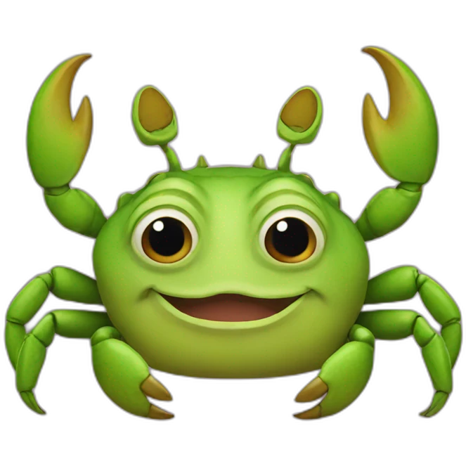 shrek crab emoji
