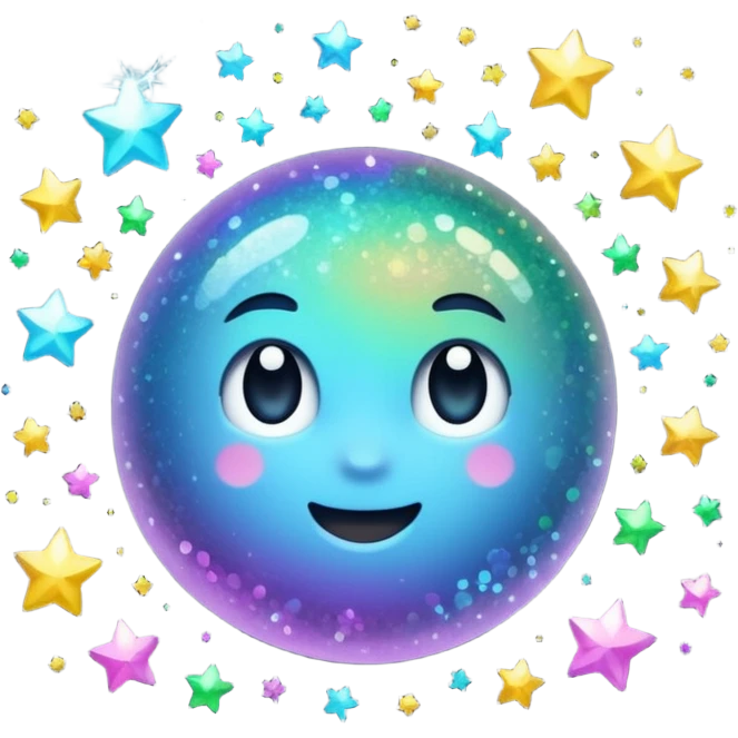 glitter tada emoji