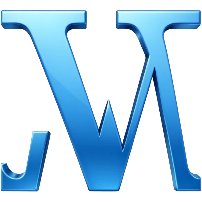  Letter w  emoji