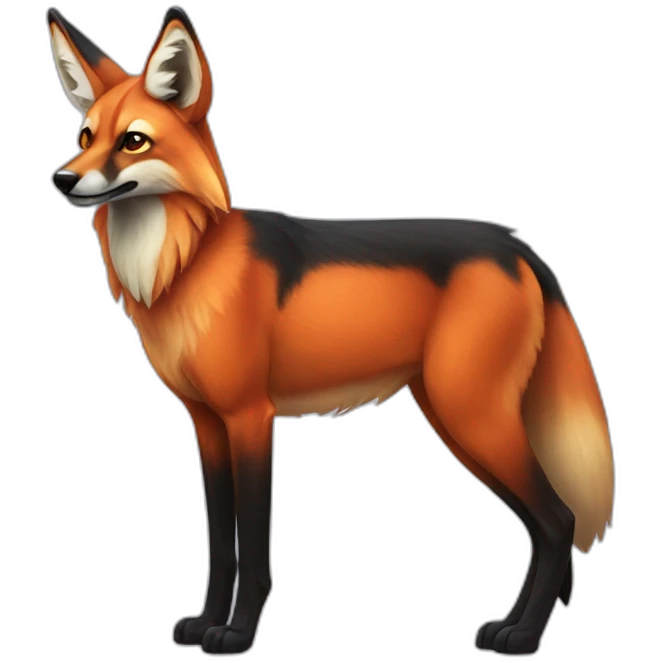 maned wolf emoji