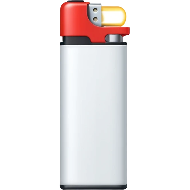 white lighter emoji