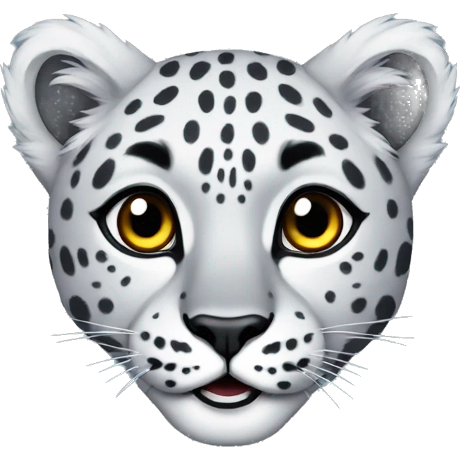 snow leopard emoji