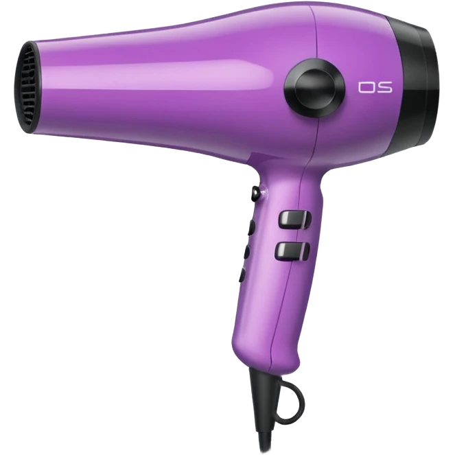 Cute Hair dryer, different designs and pattern emoji