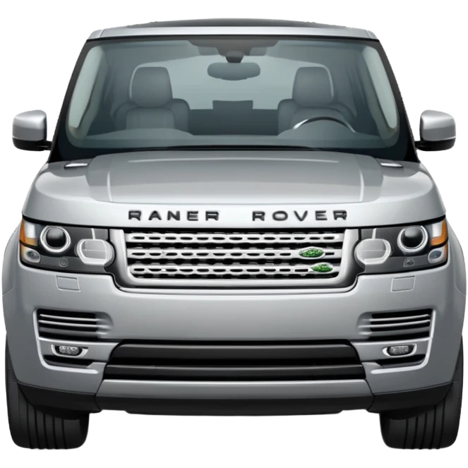 silver range rover emoji