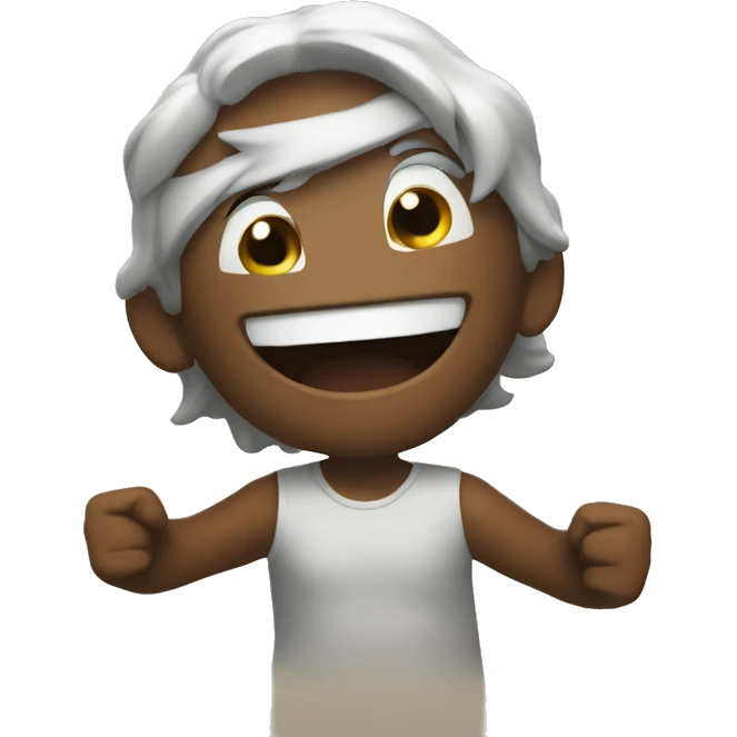 CHEERING HAPPY emoji