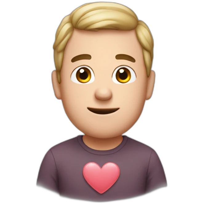 patrick with heart emoji