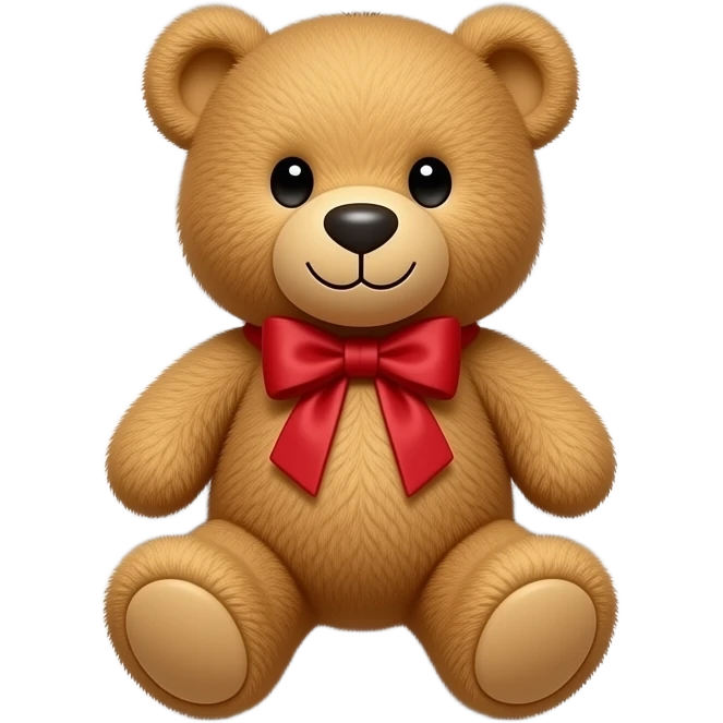 teddy bear hanging in a display box emoji