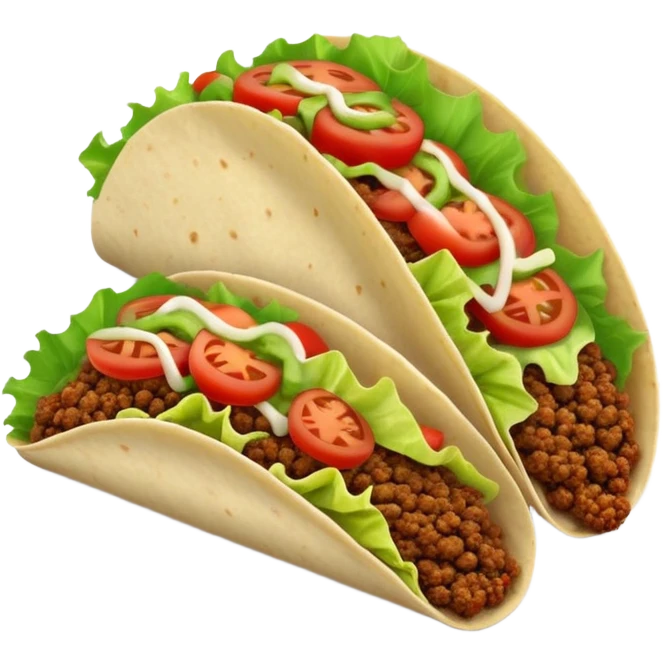 Three tacos  emoji