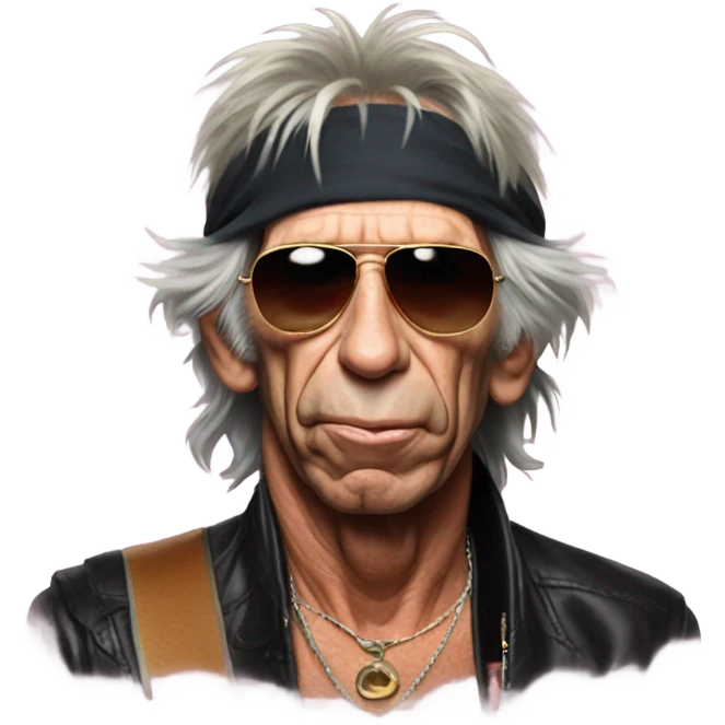 Keith Richards cool emoji
