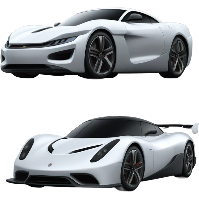 racing supercar side view emoji