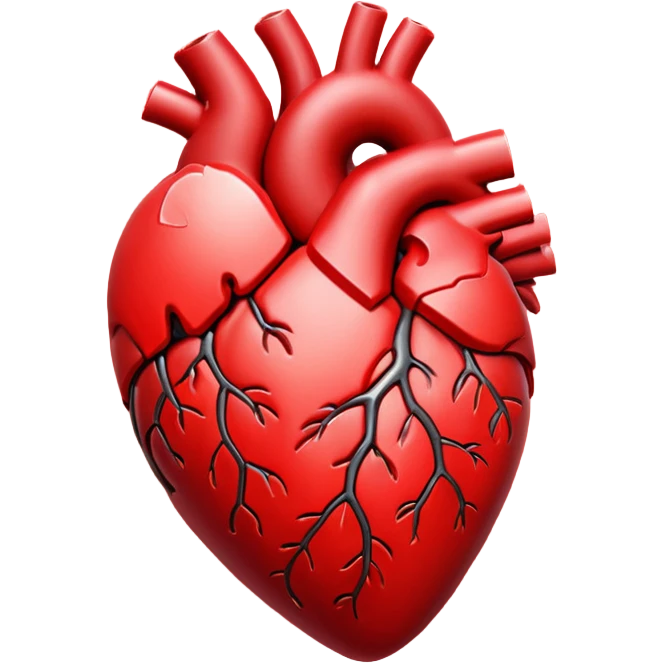 real heart emoji
