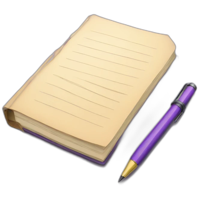 Write in a journal emoji