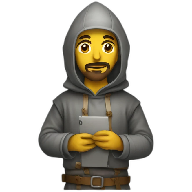 Medieval DJ emoji