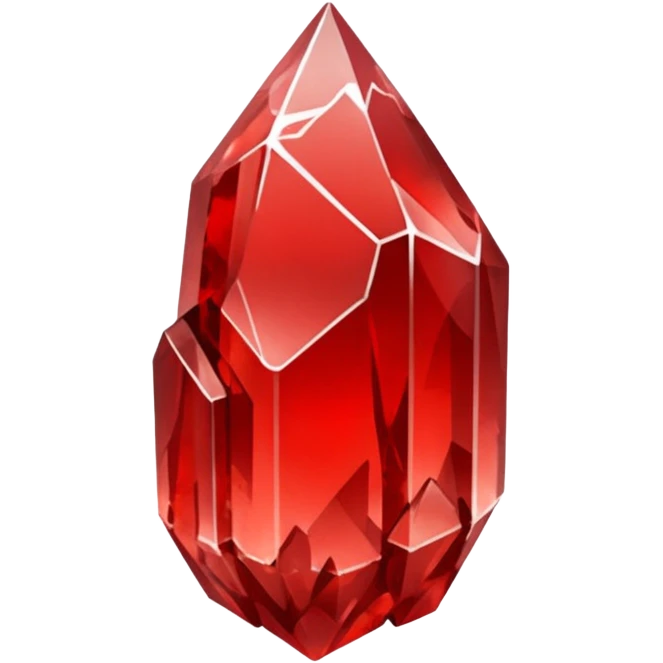 raw quartz crystal red emoji