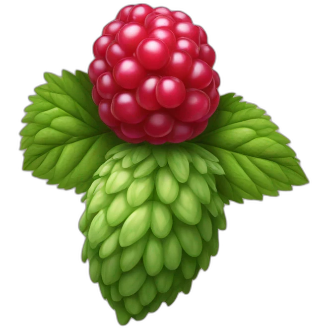 Raspberry emoji
