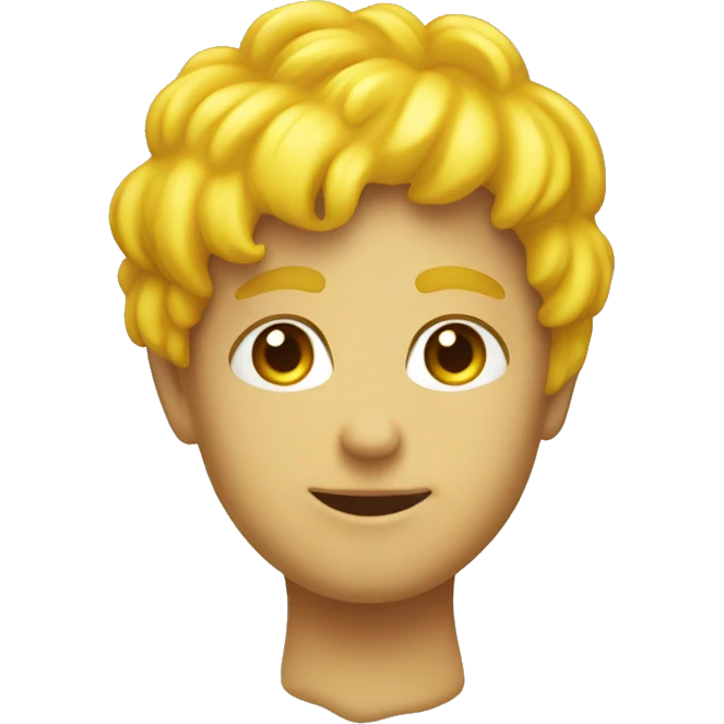 un sole giallo a forma di cuore emoji