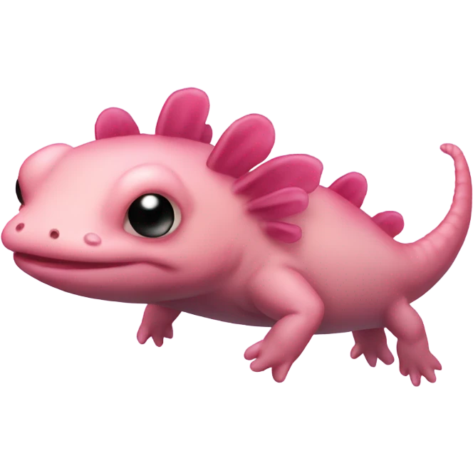 Glitter axolotl emoji