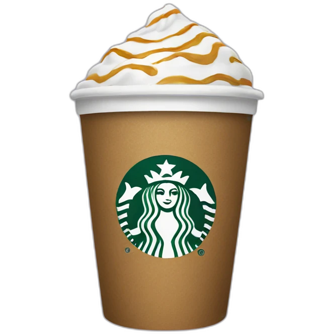 large starbucks cup emoji