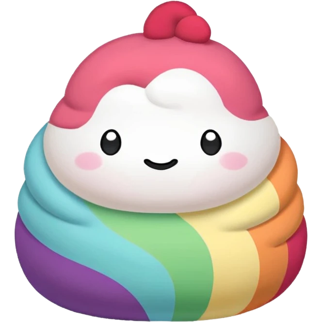Rainbow Squishmallow emoji