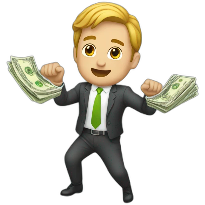cash fliying emoji