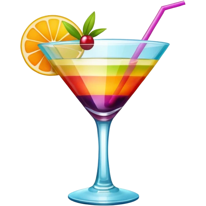colorful kokteyl emoji