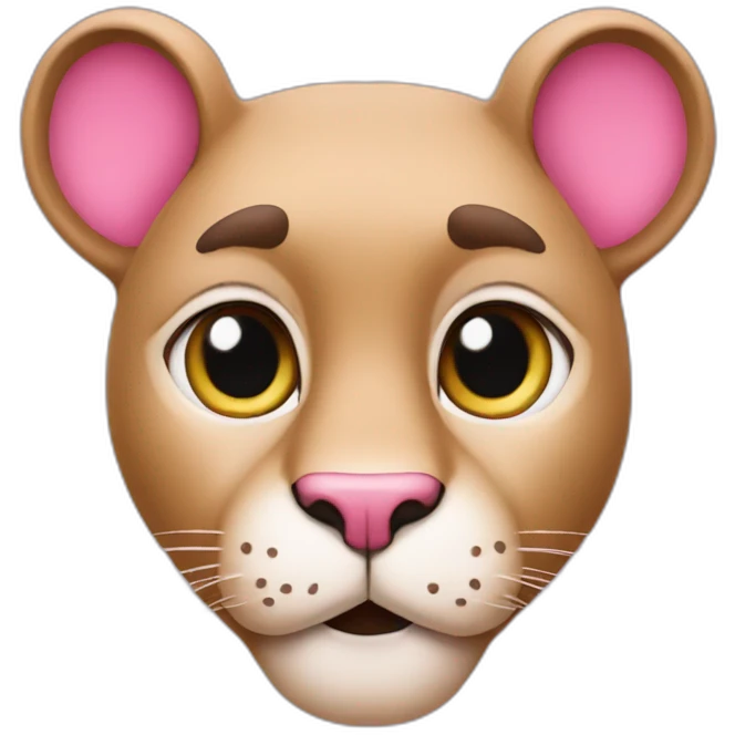 The pink panther emoji