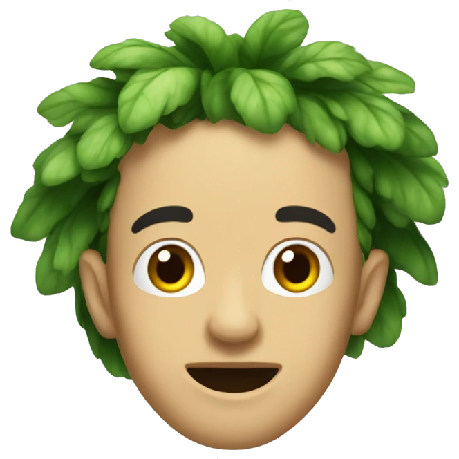 Espinaca amigable emoji