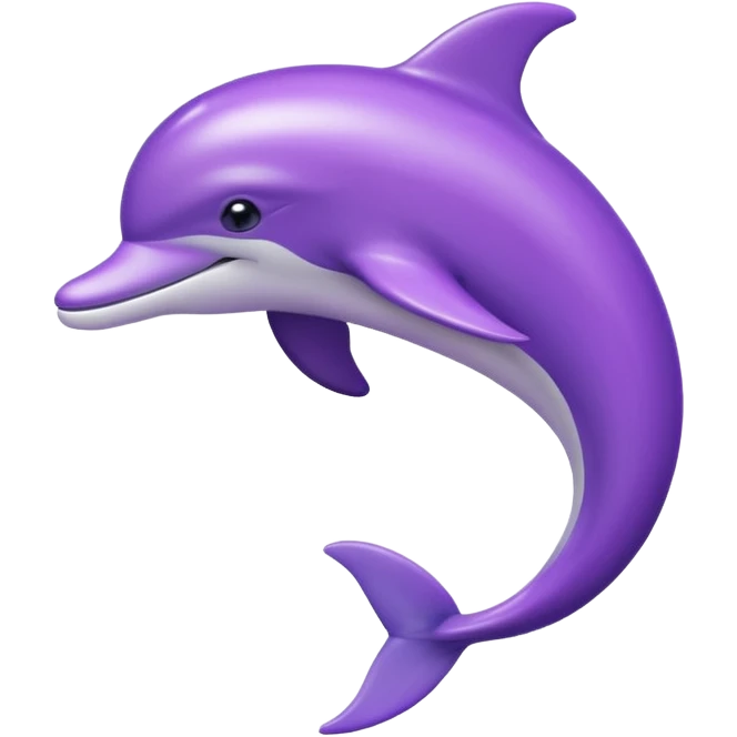 Delfin morado emoji