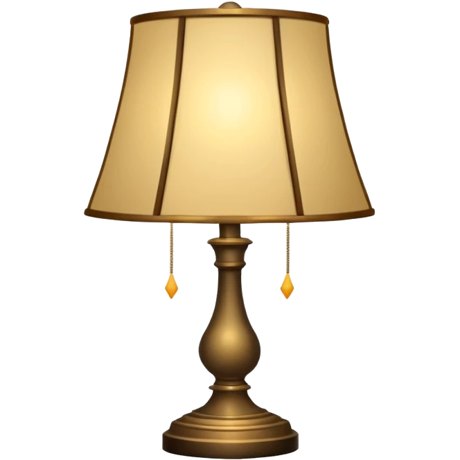 patterned lamp emoji