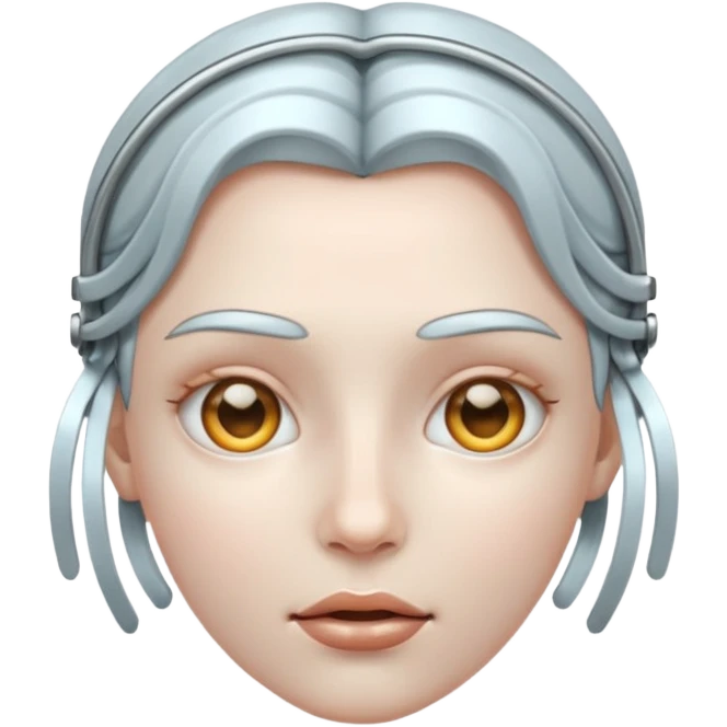 Wired face emoji