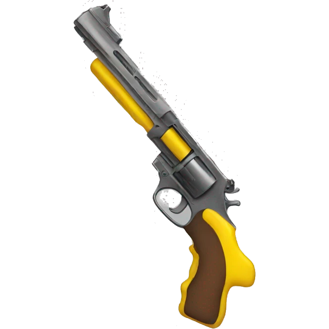 Yellow gun emoji