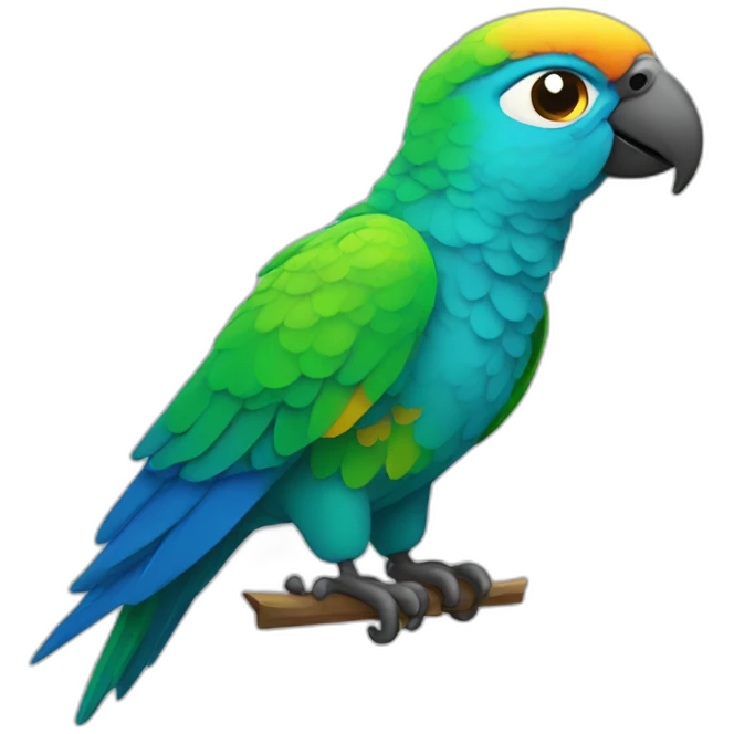 Programming parrot emoji