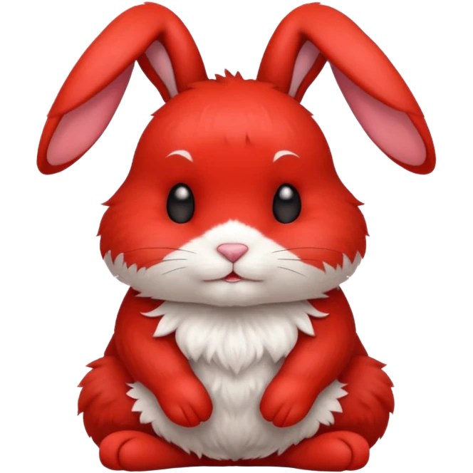 red full rabbit  emoji