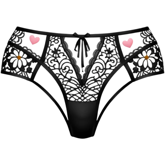 black panties emoji