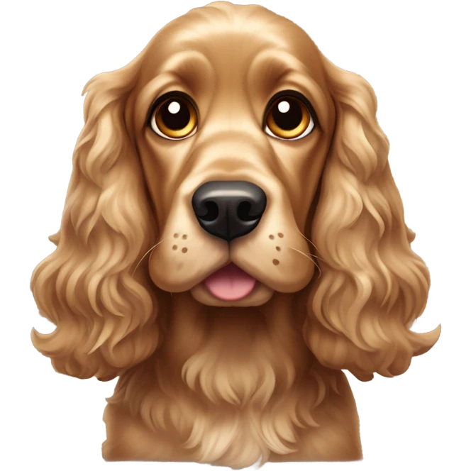 Cocker spaniel dog emoji