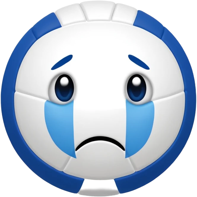 🏐 + 🥺 emoji