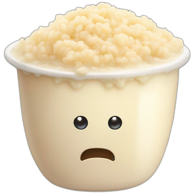 sentient rice pudding emoji