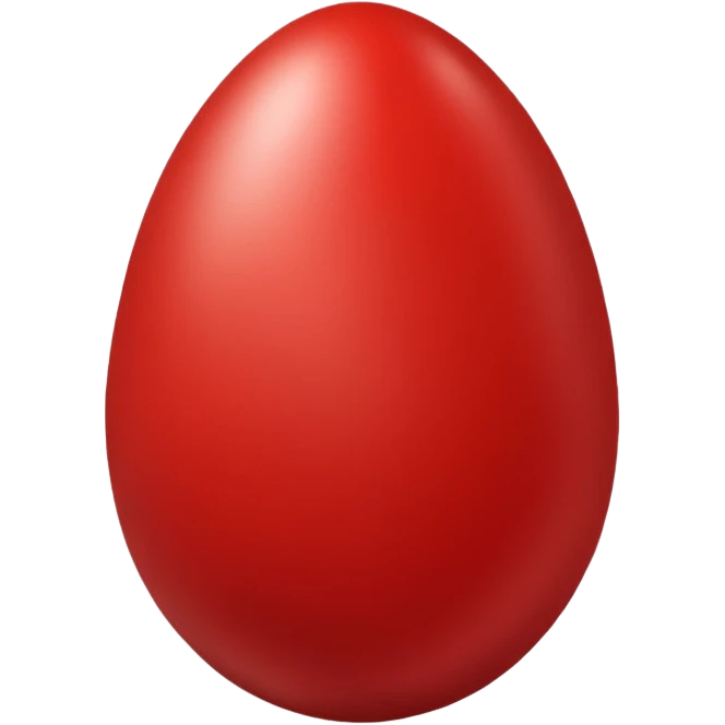 red egg emoji