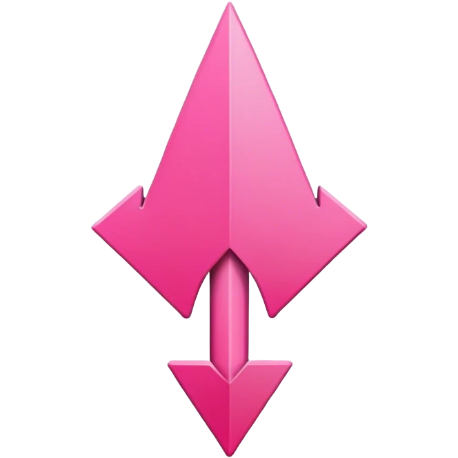 Pink 
arrow emoji