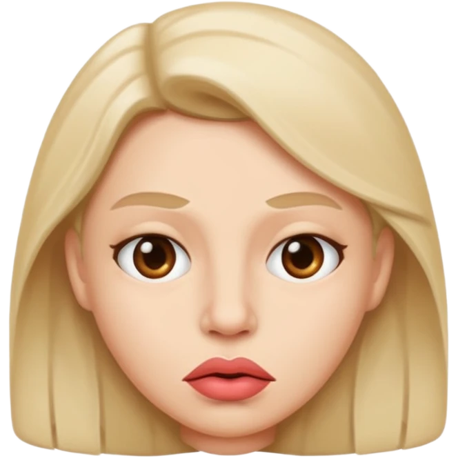 Mewing emoji