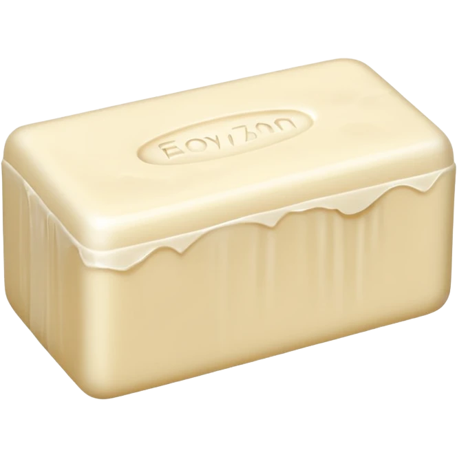 Bar of soap with bite marks. emoji