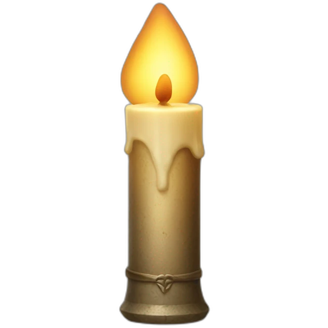 medieval candle emoji