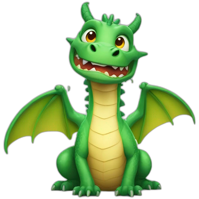 Un dragon pouce emoji
