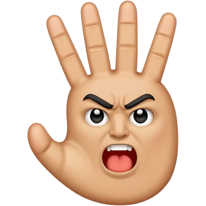 🖕🏼🤬 emoji