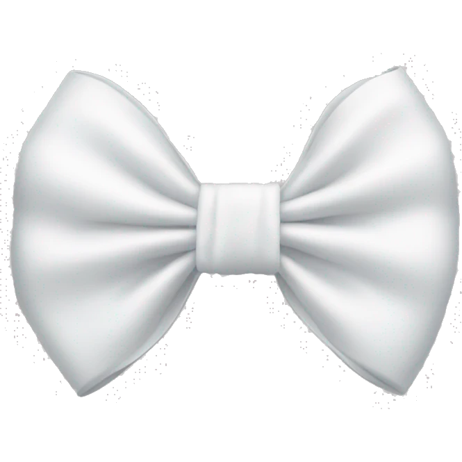 white bow emoji