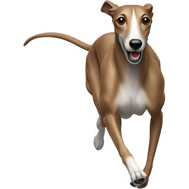 Greyhound running emoji